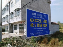 保靖墙体广告质量分析