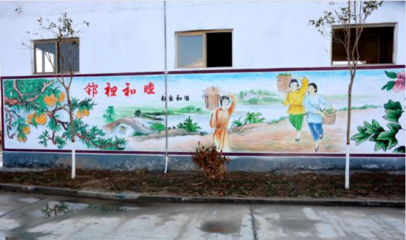 保靖乡镇文化墙 乡风文明焕发新活力